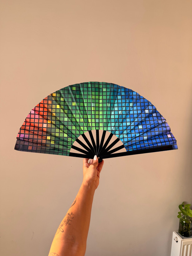بادبزن UV Reactive فستیوال | بادبزن نئونی ریو