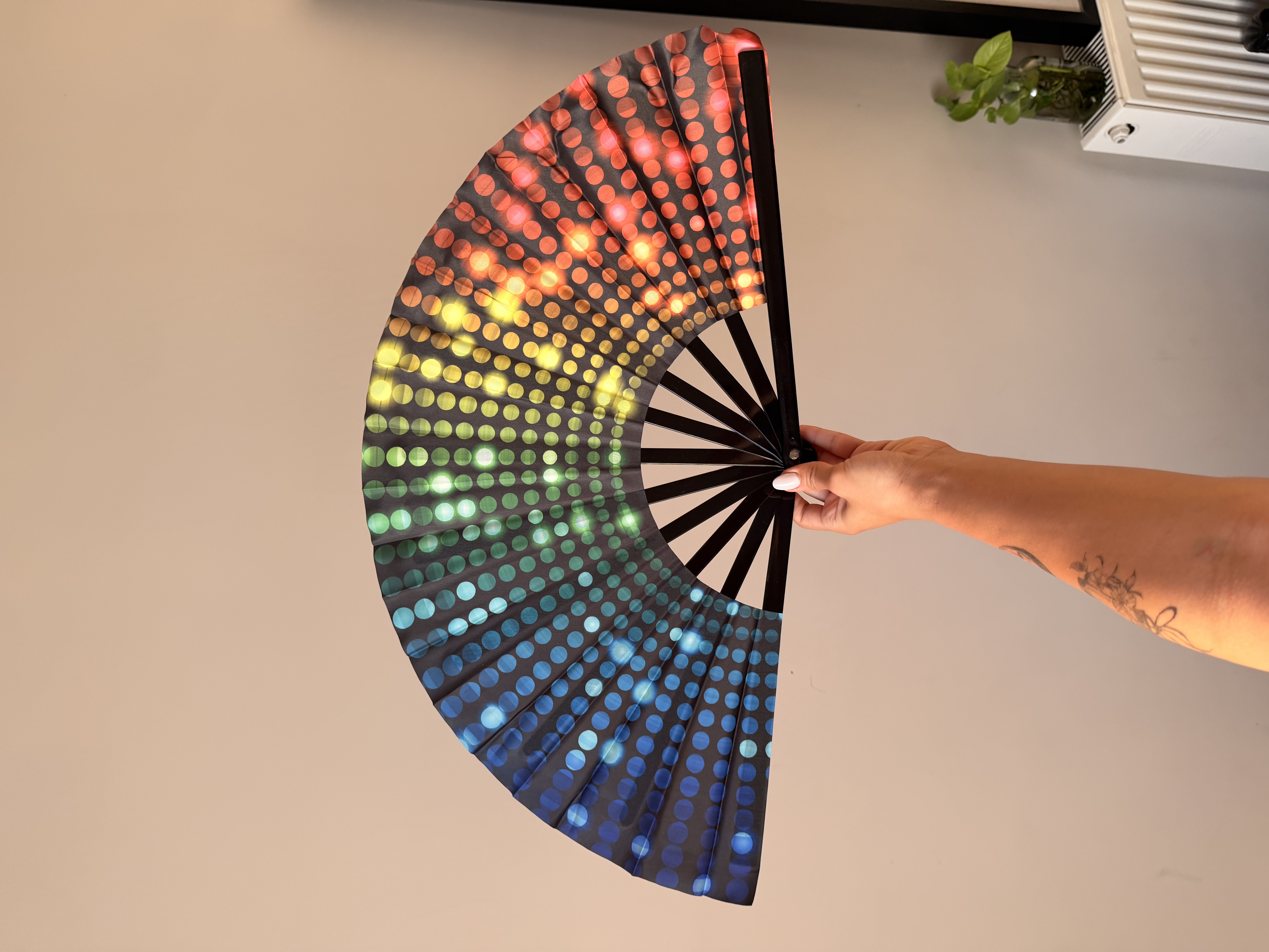 بادبزن UV Reactive فستیوال | بادبزن نئونی ریو