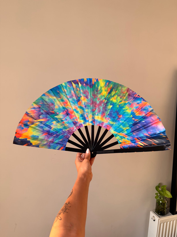 بادبزن UV Reactive فستیوال | بادبزن نئونی ریو